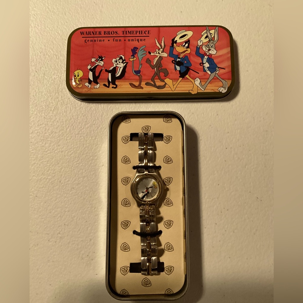 Warner Bros. Brand New Vintage Tweety And Sylvester Bracelet Watch